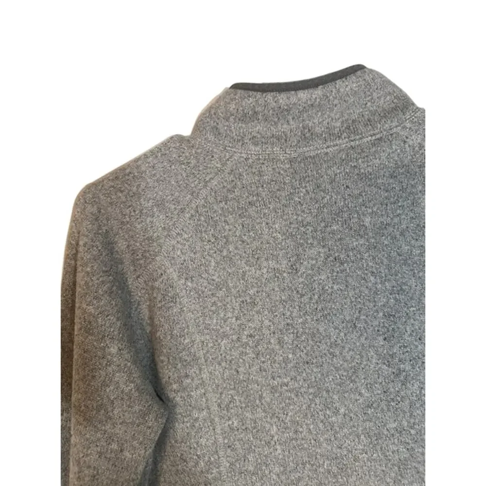 The North Face Women’s Gray Fleece Full Zip Jacket Long Sleeve Casual Medium - Picture 8 of 8